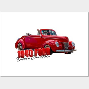 1940 Ford Deluxe Convertible Posters and Art